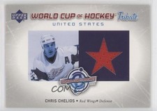 2004-05 Upper Deck World Cup of Hockey Tribute Chris Chelios #WC-CC HOF 9hx