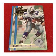Action Packed 1990 All-Madden Team Emmitt Smith #9 Dallas Cowboys Football Card