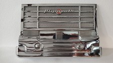 1949-50 Plymouth Radio Speaker Bezel Face Plate W Optional Radio Delete Rare