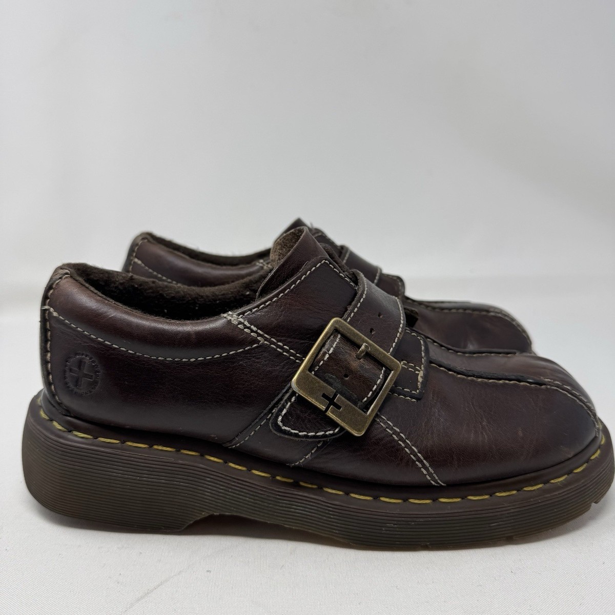 Dr Doc Martens Shoes Womens 9 Monk Strap Oxford Chunky Y2K  display picture 1