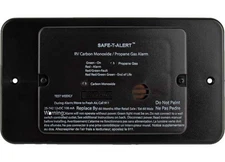 MTI 25-742-BL-TR Safe T-Alert 25 Series CO/Propane Alarm -Black Flush Mount