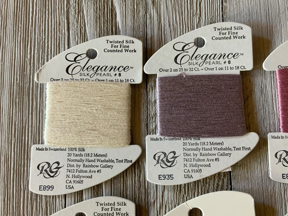 Lot of 6 Needlepoint/Embroidery THREAD RAINBOW GALLERY Elegance Silk Fuzzy Stuff - Image 3 of 4