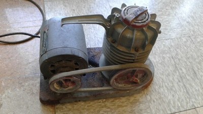 Vintage Speedy Compressor Spray Air Brush W.R Brown Tool Antique Pneumatic WORKS