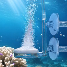 FNANJWQ Aquarium Air Stone Disc, CO2 Diffuser for Plants Fish Clear
