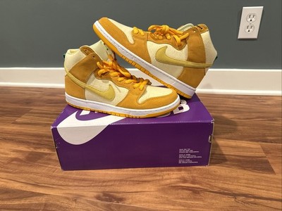 Size 10.5 - Nike Dunk SB High Fruity Pack - Pineapple