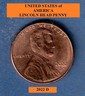 2022 D Lincoln Head Shield 1¢ Penny "Circulated" Actual Coin Shown **FREE S&H** Denver Lincoln Shield