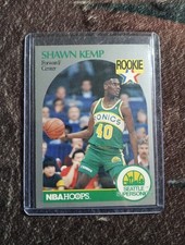 1990-91 NBA HOOPS - Shawn Kemp #279 Rookie Seattle Supersonics RC NBA Basketball