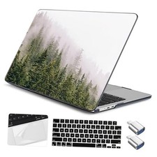 for M4 MacBook Air 15 inch Case 2025 2024 2023 Released A3241 A3114 M3 Forest
