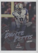 2018 Panini Luminance Rookie Dante Pettis #125 0l1