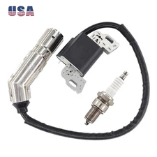 Ignition Coil Spark Plug For Troy-Bilt Pony 42" 17.5hp Lawn Mower
