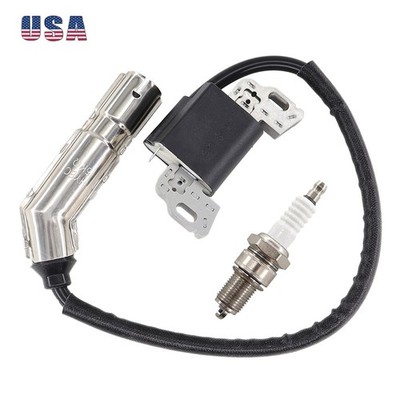 Ignition Coil Spark Plug For Troy-Bilt Pony 42'' 17.5hp Lawn Mower