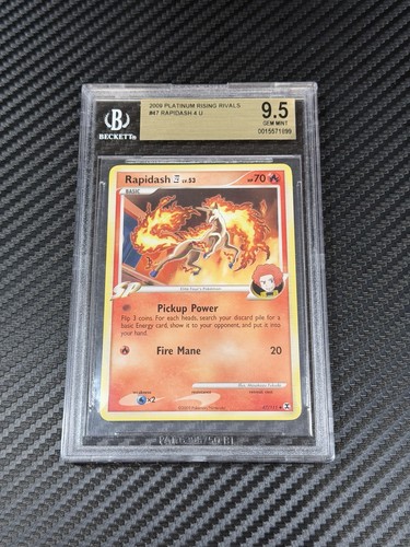 Rapidash E4 graded BGS 9.5 for sale on eBay