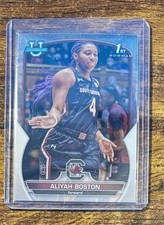 2022-23 Bowman University Chrome - Aliyah Boston #5 (RC) - 1st Bowman