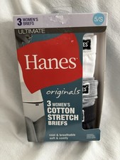 NEW Hanes Ultimate Original 3 Pack Cotton Stretch Hanes BRIEFS Size Small 6