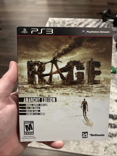 PS3 Rage Anarchy Edition - Sony PlayStation 3 - Black Label CIB