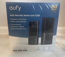 eufy Security Smart Lock C220 Fingerprint Keyless Entry Door Lock Built-in Wi-Fi