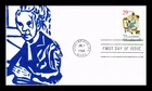 NORMAN ROCKWELL FIRST DAY COVER 29C USA STAMP WOODCUT CACHET FDC