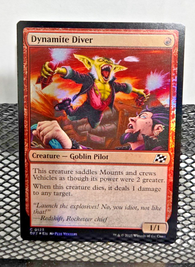 MTG, Dynamite Diver (FOIL), C, Aetherdrift, DFT, NM/MINT, 123