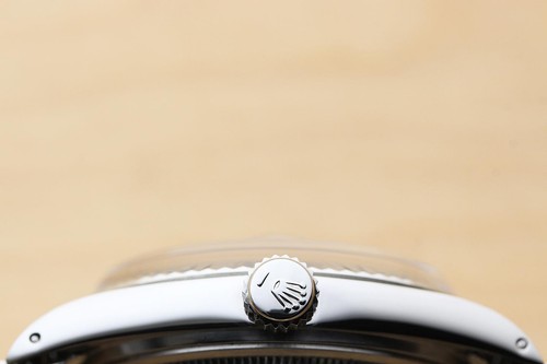 ROLEX DATEJUST 1601 ICE BLUE DIAL 18K WHITE GOLD STEEL FOLDED BRACELET WATCH - Afbeelding 9 van 9