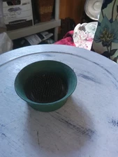 Vintage Metal Flower Frog 3.5×1.5"