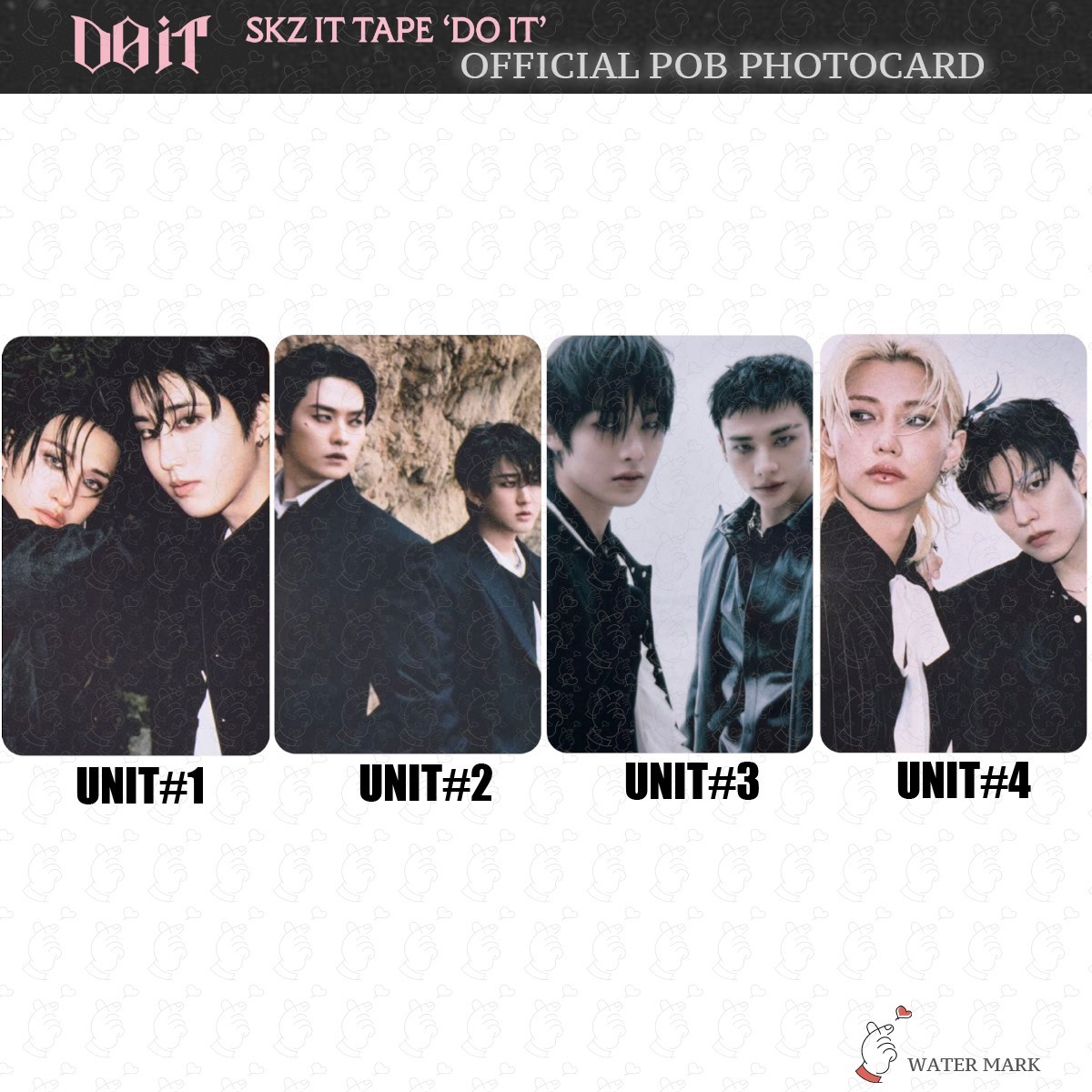 STRAY KIDS SKZ IT TAPE DO IT JAPAN POB LUCKY DRAW PHOTOCARD JYP