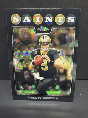 2008 Topps Chrome X-Fractor #TC1 Drew Brees
