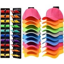 2 Pack Hat Organizer for Baseball Caps with Built-in Spring Clips,Hat Storage...