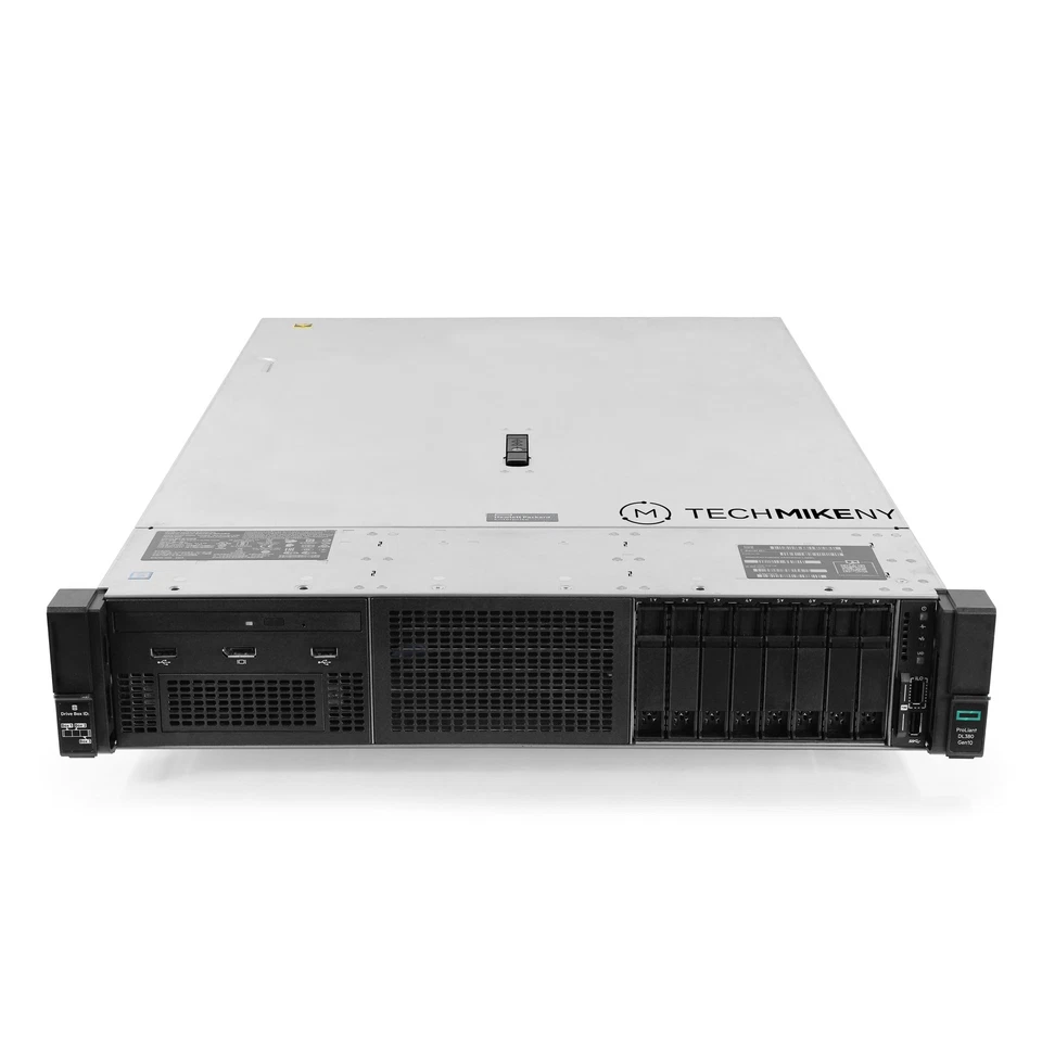 HP ProLiant DL380 G10 Server 2.60Ghz 8-Core 64GB RAM 2x 300GB 15K + 6x 2TB Host - Image 3 of 4