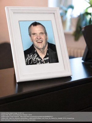 Repro-Autogramm - Meat Loaf - Gerahmt - Sänger