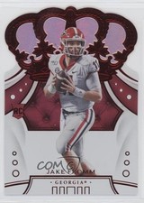 2020 Panini Chronicles Draft Picks Crown Royale Mirror Red Jake Fromm #46 y4s