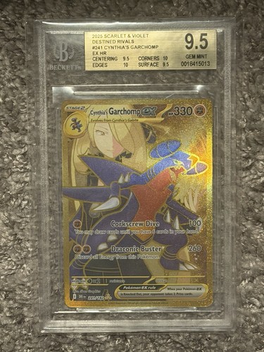Cynthia's Garchomp ex graded BGS 9.5 for sale on eBay