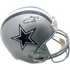 Emmitt Smith Autographed Dallas Cowboys Deluxe Full-Size Replica Helmet - Becket