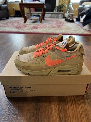 Size 7 - Nike Off White x Air Max 90 Desert Ore 2019