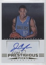 2012-13 Prestige Prestigious Picks Signatures Jared Cunningham #68 Auto 0b9