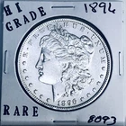 1896 MORGAN SILVER DOLLAR HI GRADE GENUINE U.S. MINT RARE COIN 8093