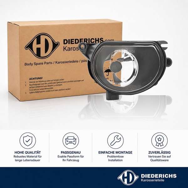 Nebelscheinwerfer Rechts Diederichs 1031088 FÜR Audi Nebelleuchte Nebellicht-image