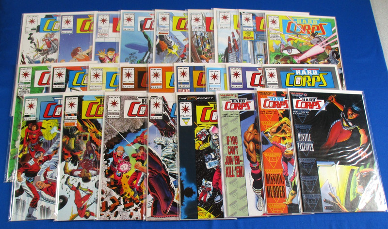 Hard Corps #1-30 Valiant Comics 1992 Lot Run (Missing #28) 29 Books NM Unread