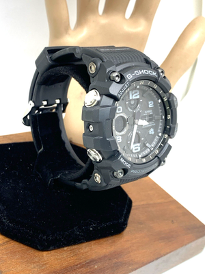 Casio G-Shock Men's Watch GSG100 Solar Mudmaster Black Resin Ana
