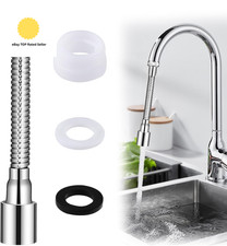 Kitchen Tap Spray Head 20Cm, 360° Swivel Kitchen Tap Extension Hose – Universal