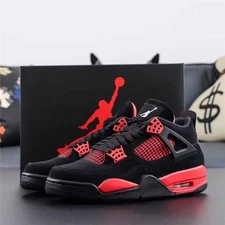 Air Jordan 4 Red Thunder Black [CT8527-016]👑