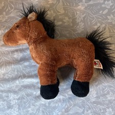 Ganz Toy Plush Brown and White Horse Stuffed Animal SB1