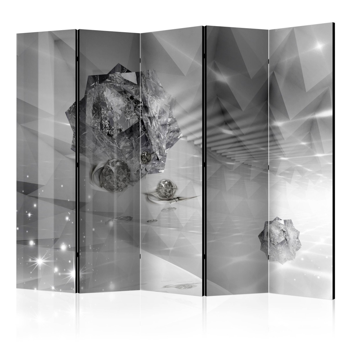 Paravent 5 volets occultant pour séparer une chambre sans percer le mur