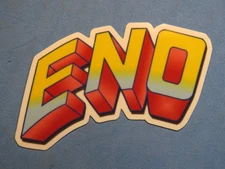 Music STICKER ~ Brian ENO: Original Roxy Music Member, Producer, Innovative