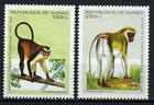 Chimpanzees Monkeys Imperforated Souvenir Sheet Mint Nh