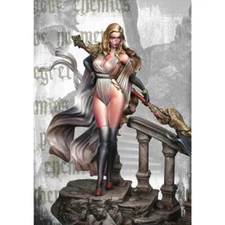 1:24 resin figures model kit Sexy broadsword swordswoman Unassembled Uncolored