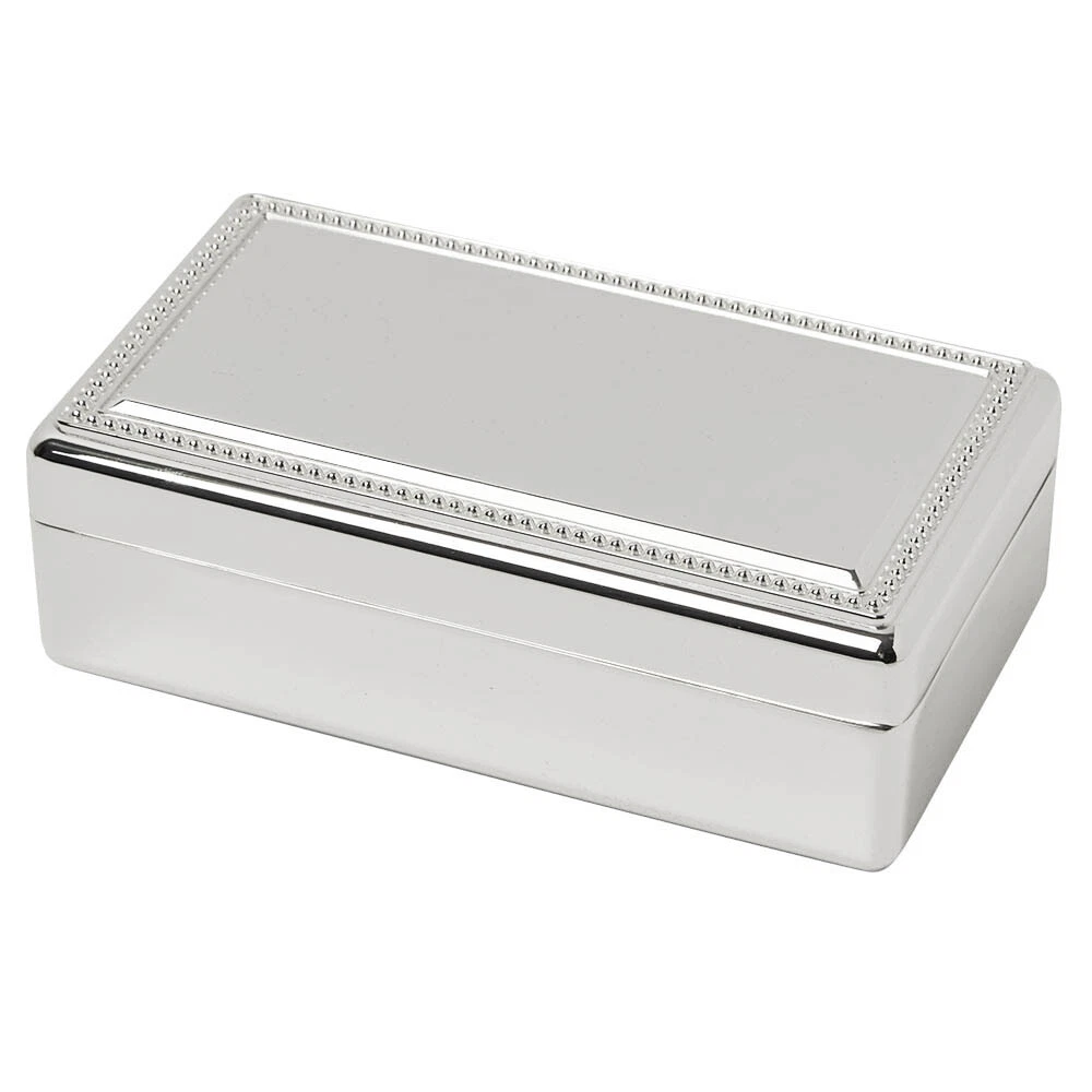 Large silver jewellery box deals