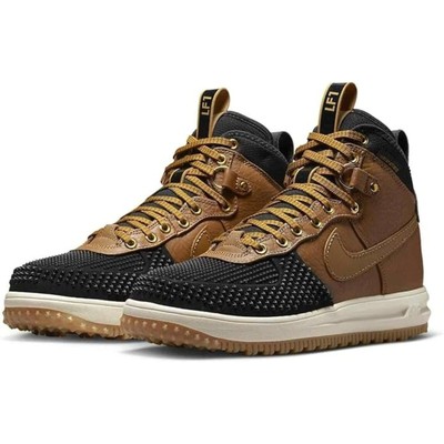 Nike Lunar Force 1 High Duckboot. Ale Brown Black. SIZE 8.5 805899-202
