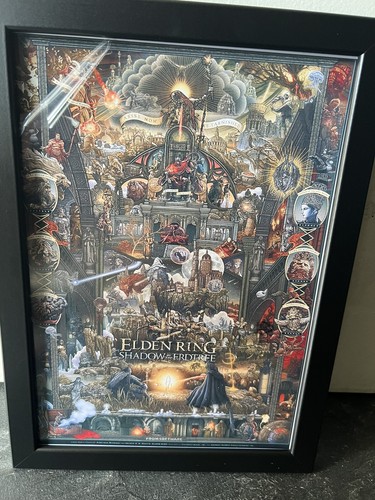 Elden Ring A4 Framed Tapestry Style Print