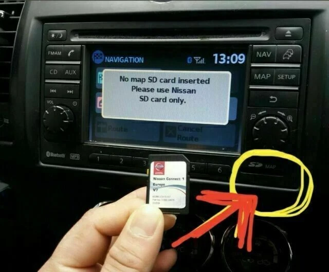 NEU für Nissan Connect 1 V12 EU & UK Navi SD Karte für Nissan Connect 2023 - Bild 4 von 4