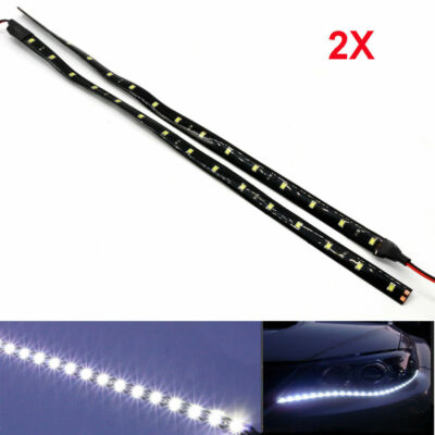 2 x Sequentielle LED Streifen Blinker Blinker Auto DRL Tagfahrlicht UK